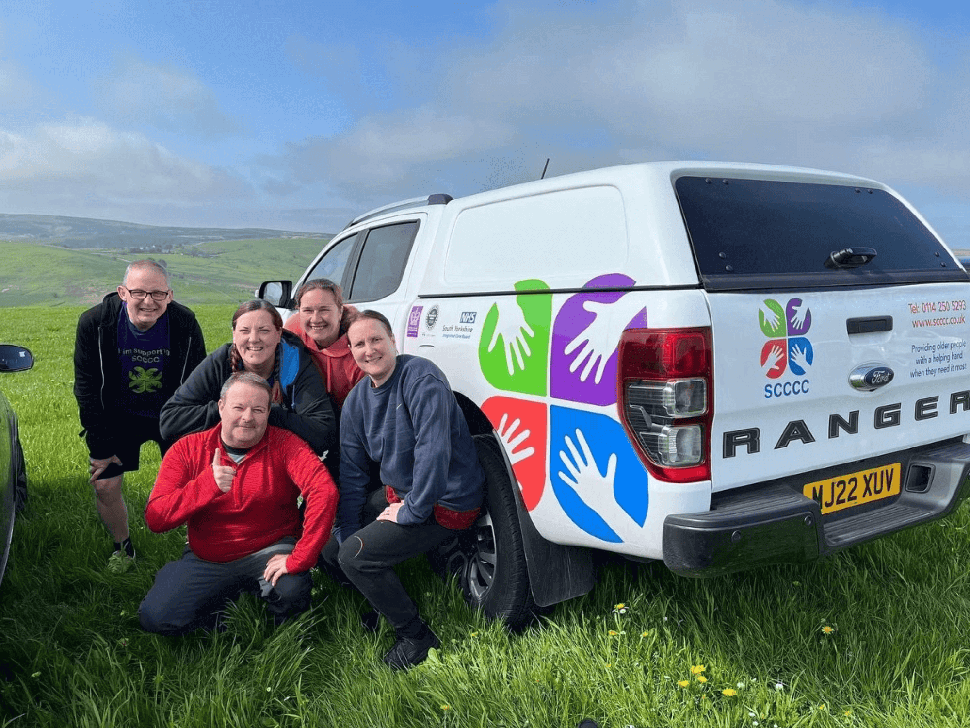 Fundraisers and ranger van